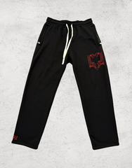 Albania Eagle Outline Joggers in Black