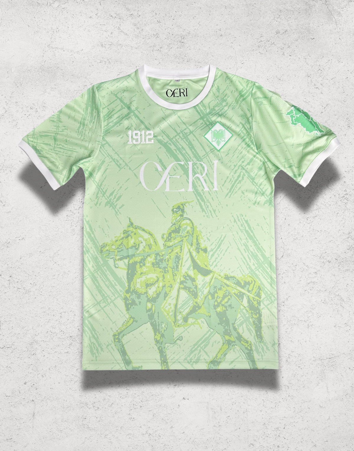 Albanian "Skanderbeg" Jersey in Green