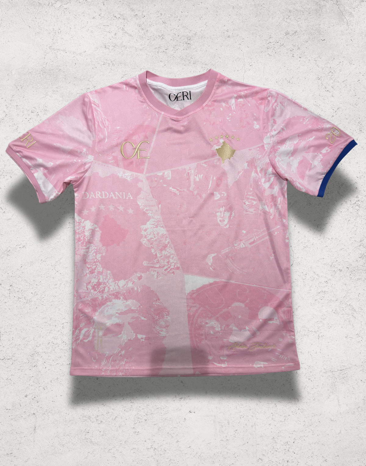 Kosovo "History" Jersey in Pink