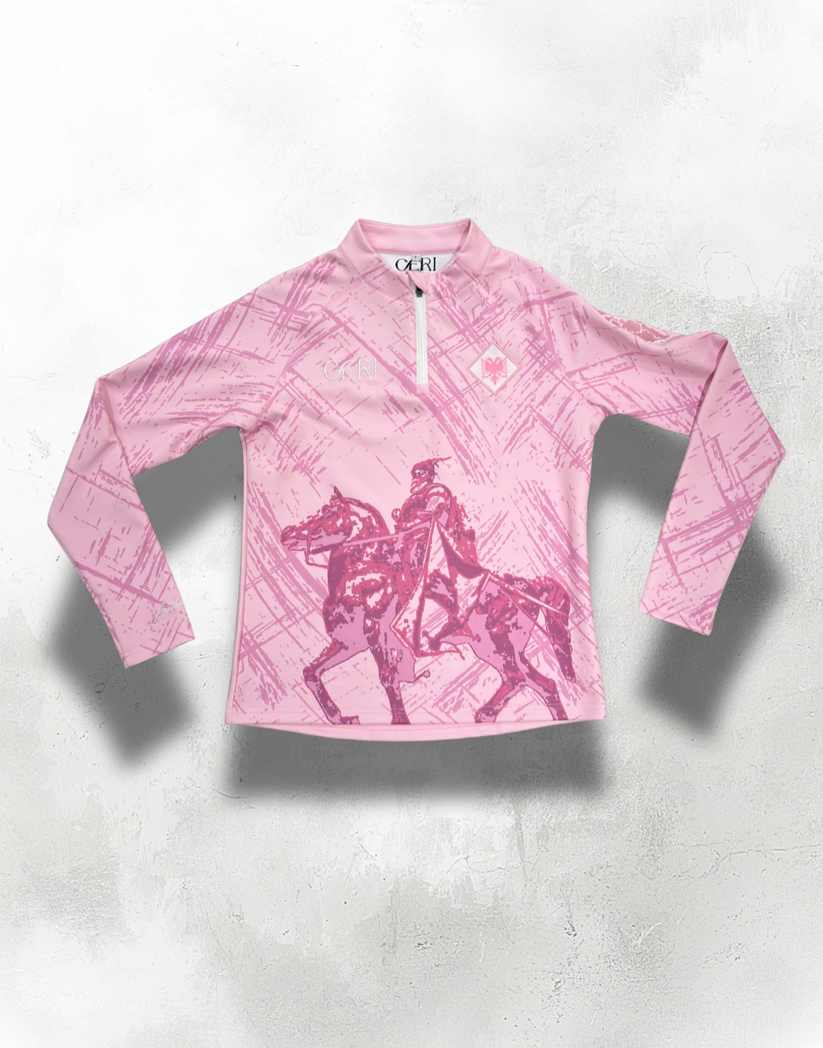 Albania Skanderbeg Long-Sleeve Top in Pink