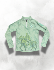 Albania Skanderbeg Long-Sleeve Top in Green