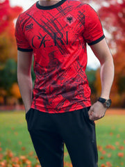 Albanian "Skanderbeg" Jersey in Red